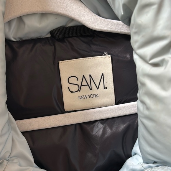 SAM. Light Blue Puffer Jacket - Picture 2 of 3